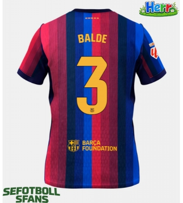 Barcelona Alejandro Balde #3 Hemmatröja 2026-27 Kortärmad